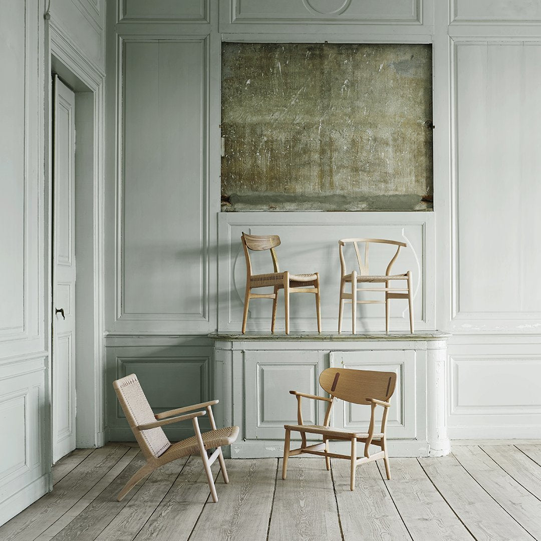 Carl Hansen & Son CH23 Wegner Chair - Mid-Century Modern Dining Chair for Home & Office - Scandinavian Design with Teak Wood & Paper Cord Seat
