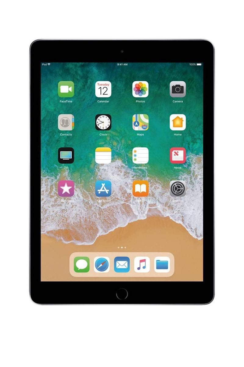 Refurbished Apple iPad 9.7 (5th Gen) 128GB Wi-Fi - Space Gray | Perfect for Work, Study & Entertainment