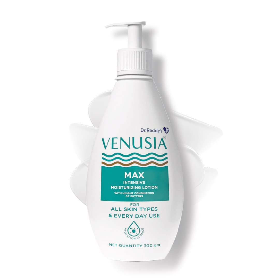 Max Moisturizer Lotion for Dry Skin - 10 Oz with Shea Butter, Mango Butter, Aloe & Cocoa Butter | Paraben-Free Hydration | Perfect for Daily Use, After Shower & Winter Care