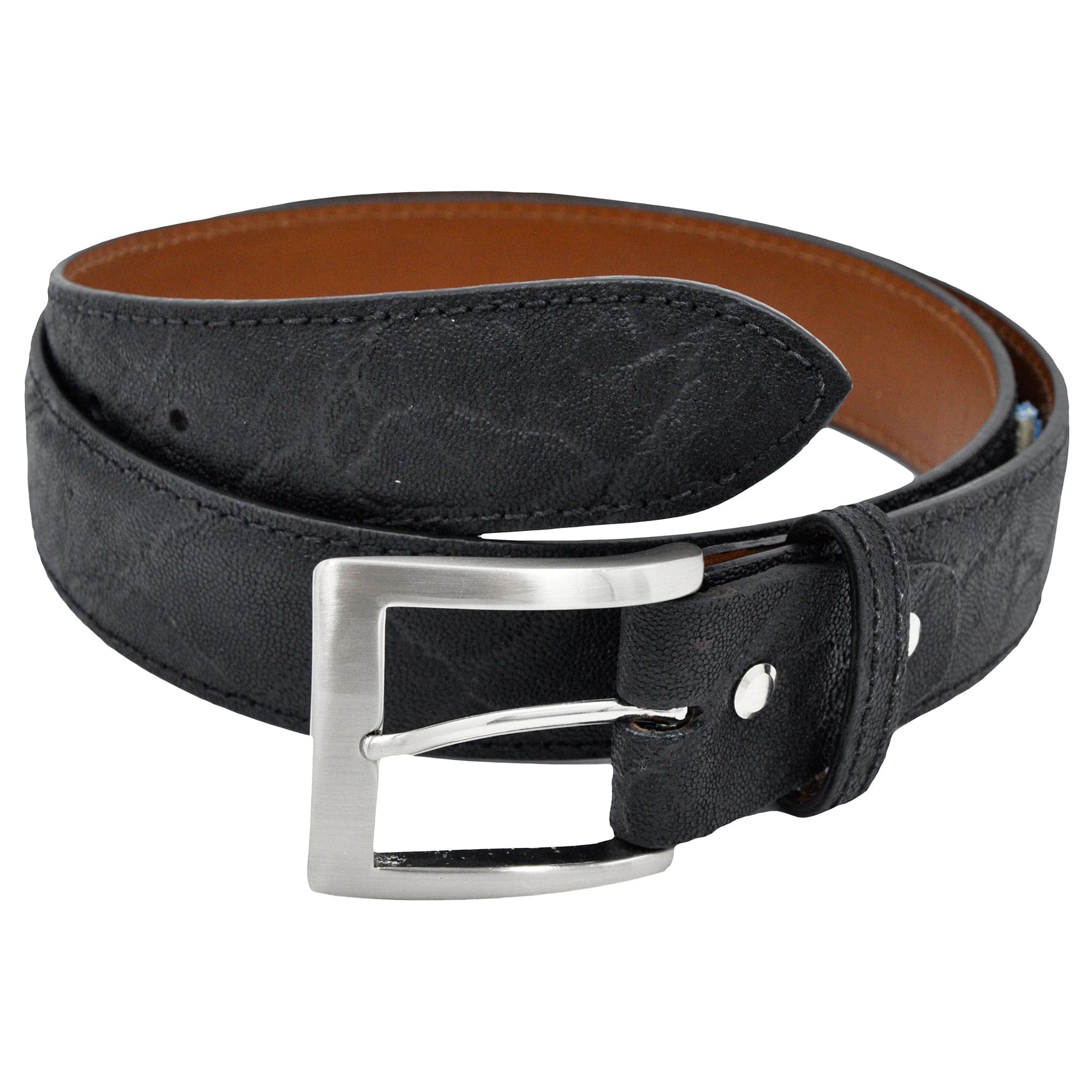 Genuine Elephant Skin Leather Belt for Men - Stylish & Durable Fashion Accessory for Casual, Business & Outdoor Wear
