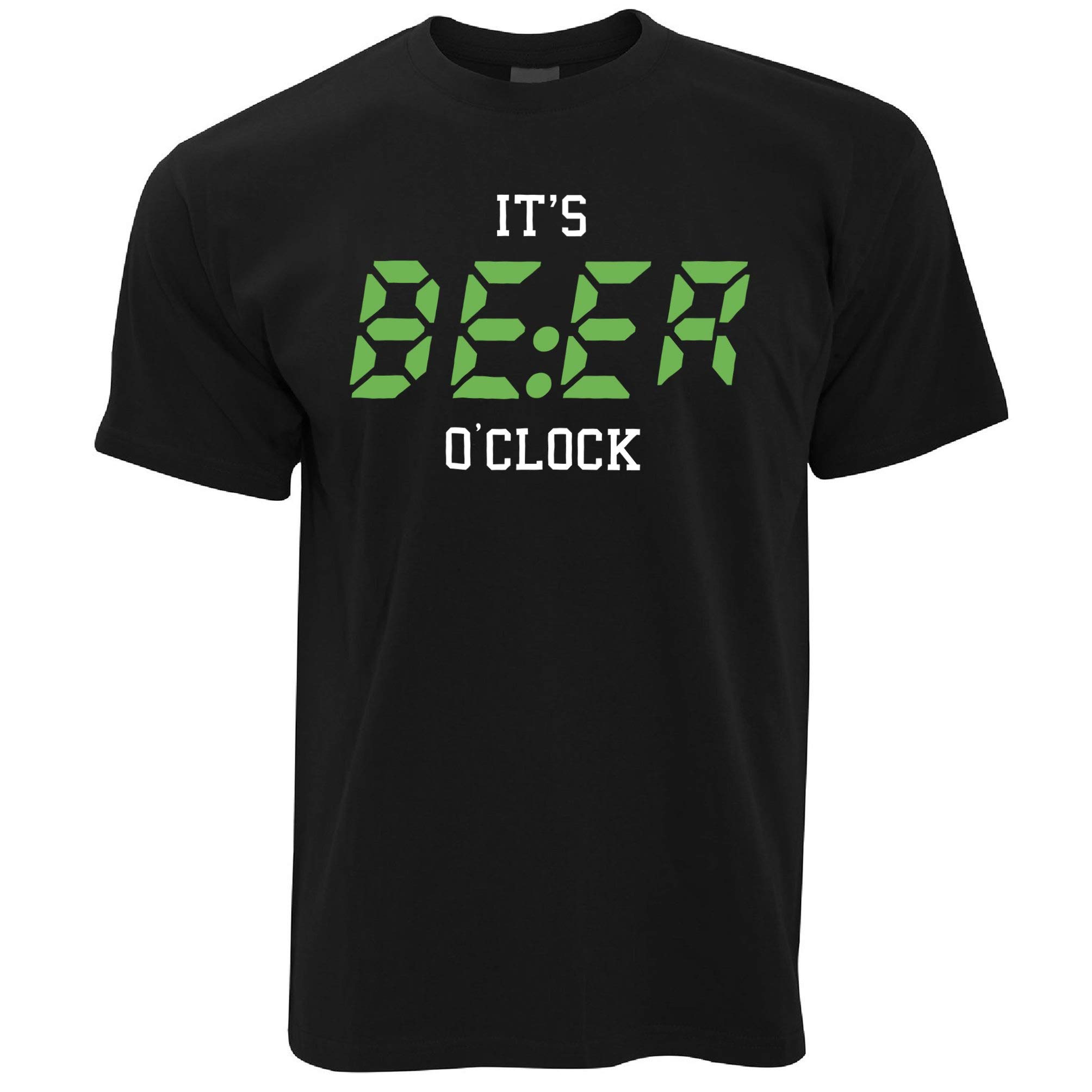 Tim And Ted It's Beer O'Clock Funny Beer Lover T-Shirt - Casual Graphic Tee for Men & Women - Perfect for Pub Nights, Parties & Gifts