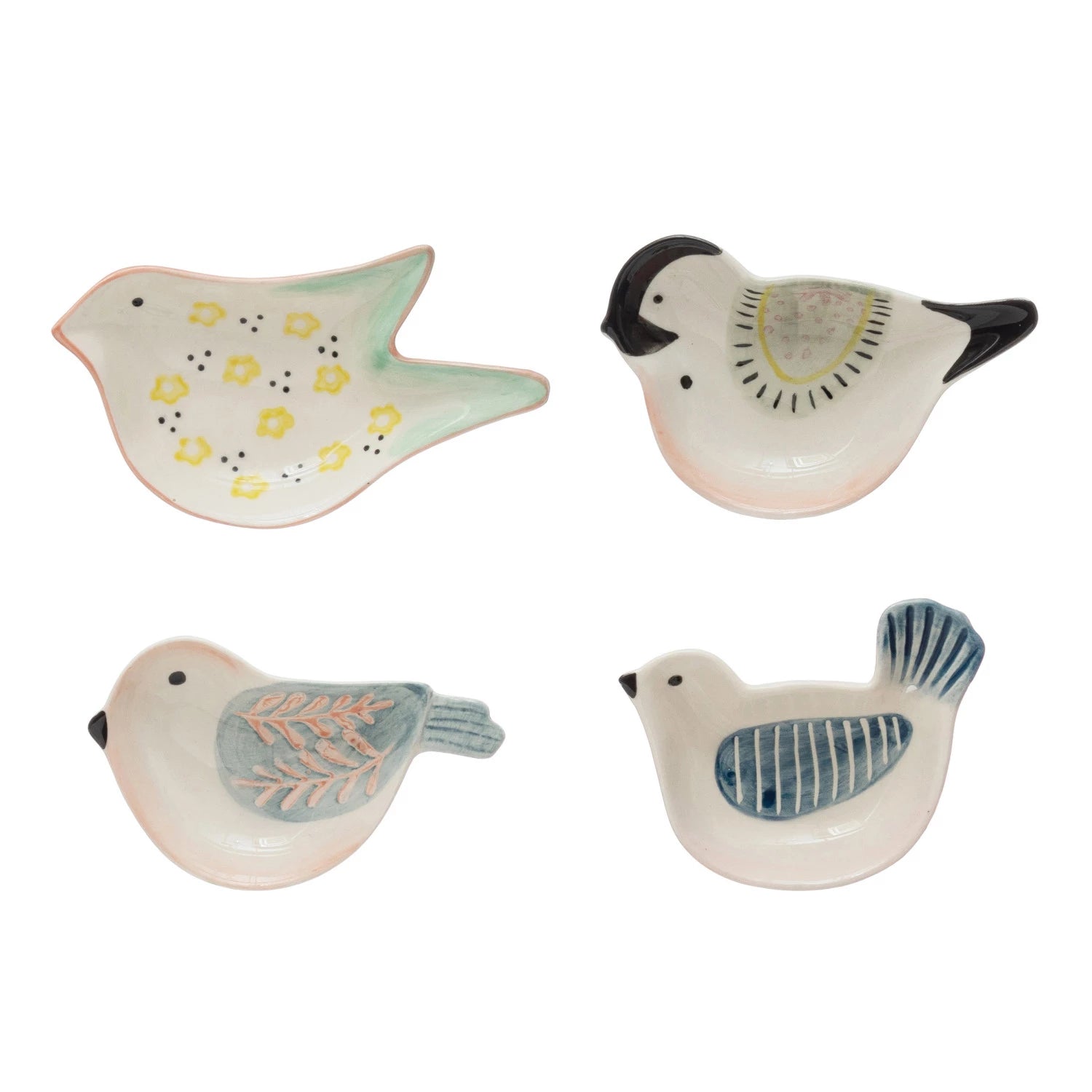 Small Ceramic Bird Dish - Handmade Stoneware for Birds - Perfect for Bird Feeders, Home Decor & Garden Accents