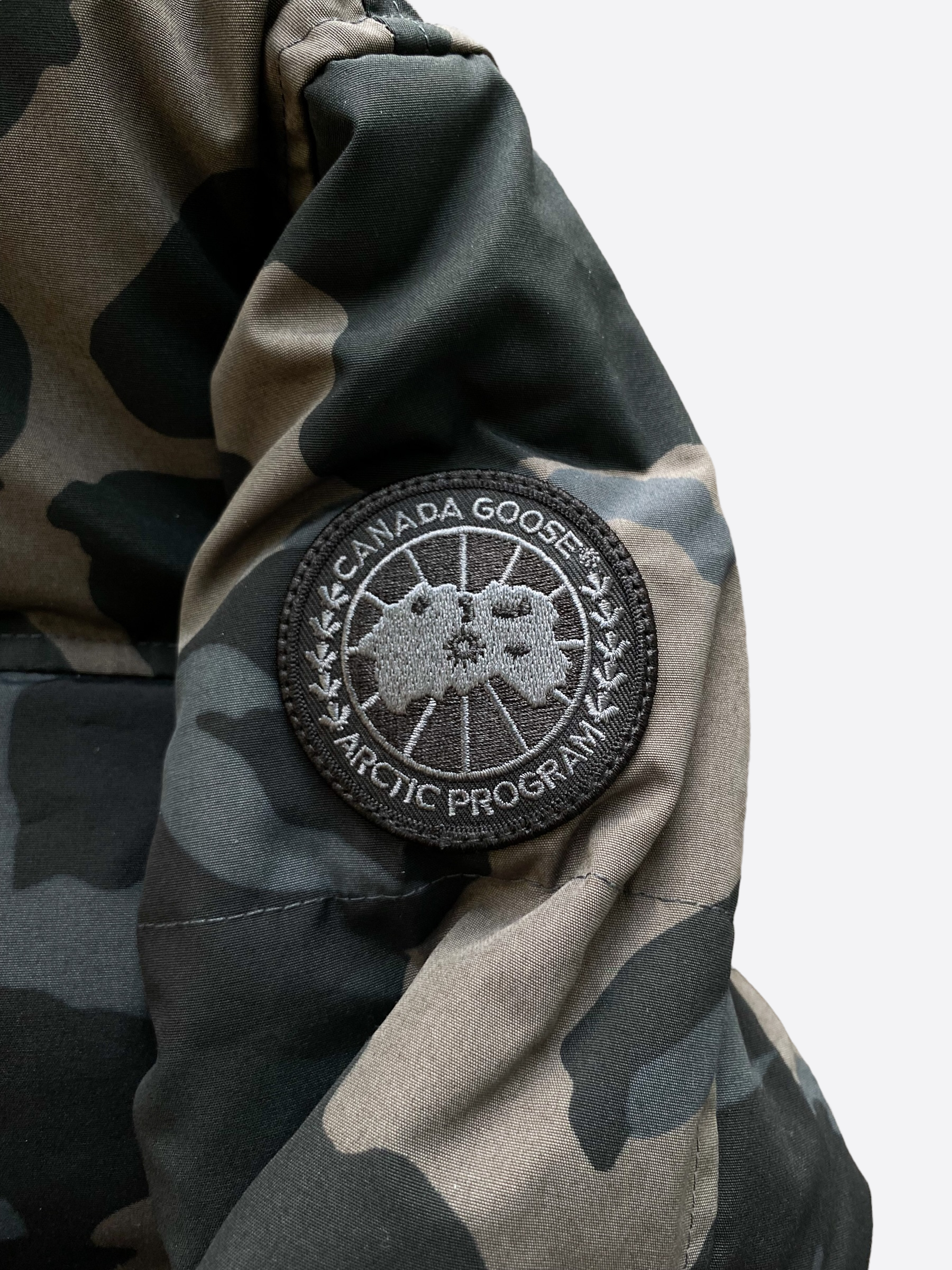 Canada Goose Black Label Camo Macmillan Men's Winter Jacket - Waterproof, Windproof Parka for Cold Weather Outdoor Activities