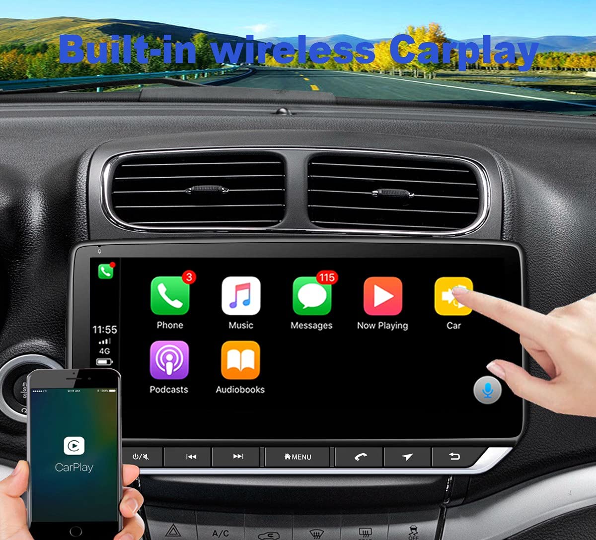 2011-2020 Dodge Journey Android Car Stereo Upgrade - 10.25