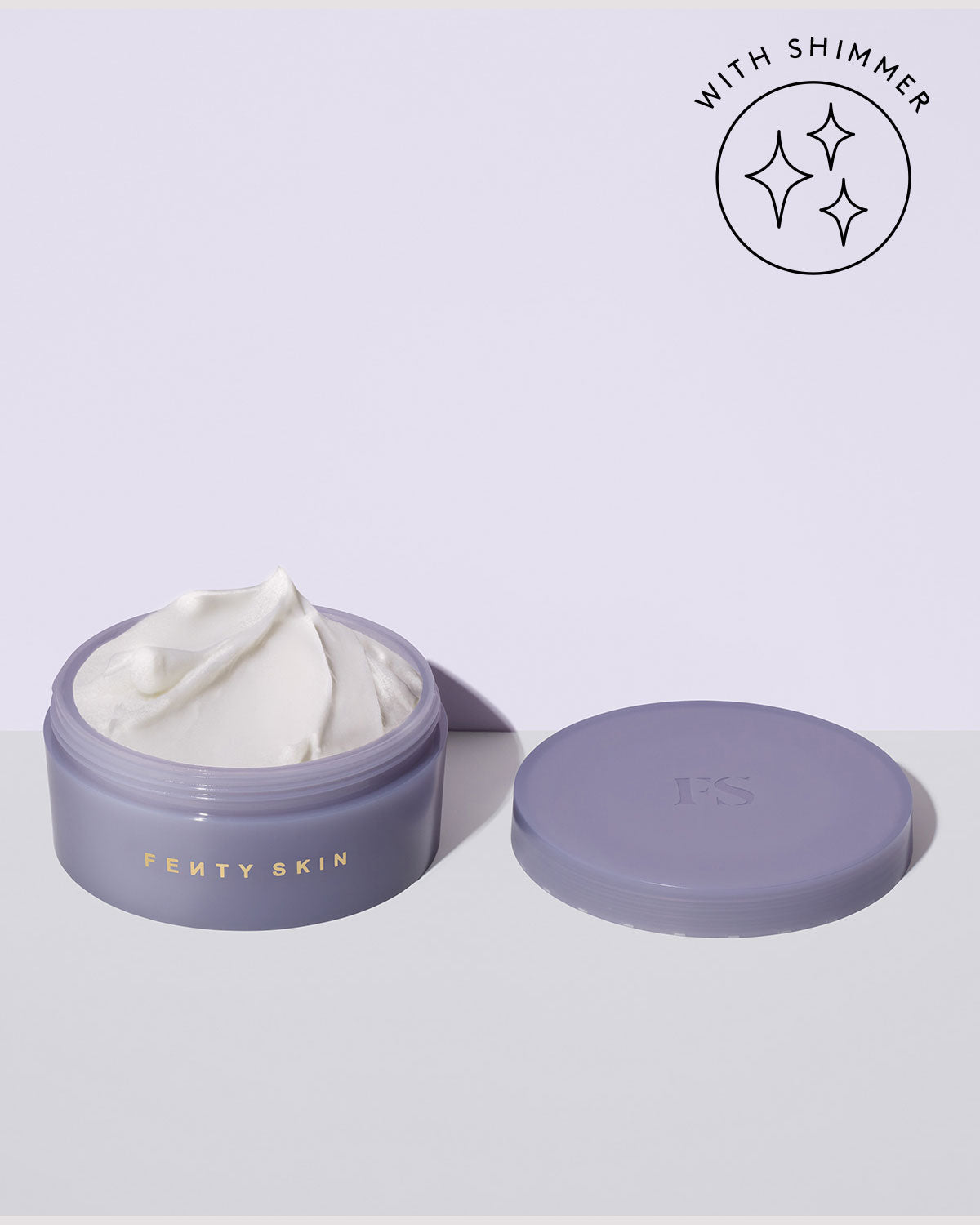 Fenty Fresh Shimmering Butta Drop Whipped Body Cream with Tropical Oils & Shea Butter - Hydrating Moisturizer for Dry Skin, Perfect for Daily Use & Special Occasions