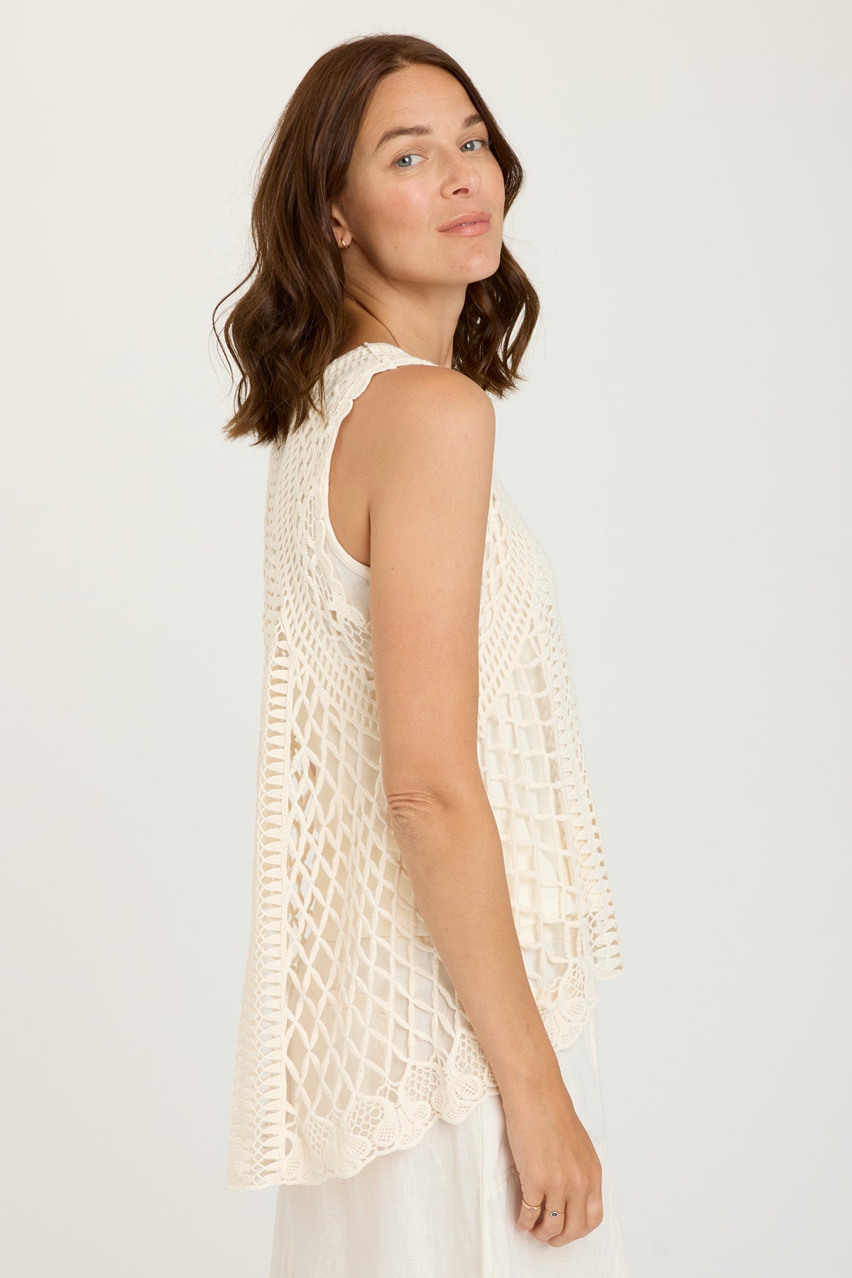Rue Tank Top in Muted Primrose - Soft & Comfortable Women's Casual Shirt for Summer Outfits, Beach Wear, and Layering