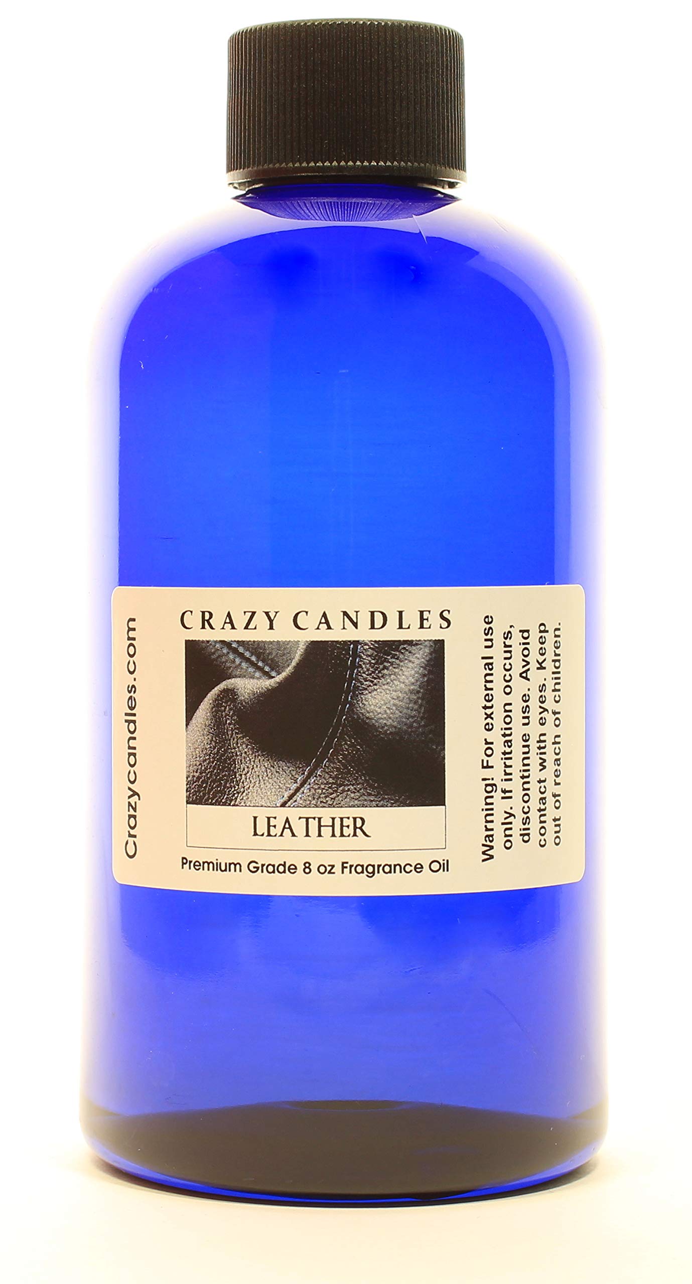 Premium 8oz Leather Bottle Scented Fragrance Oil - 8 Fl Oz (237ml) High Quality Aromatherapy for Home, Office & Spa Relaxation