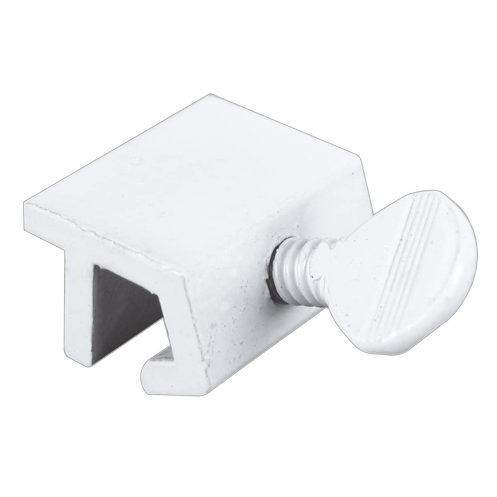 Prime-Line U 9982 Heavy Duty Aluminum Keyed Step-On Sliding Patio Door Lock - 2 Pack - Secure Your Home & Prevent Break-Ins - Perfect for Glass Doors, Balconies & Backyard Access