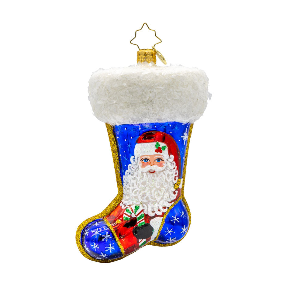 Winter Wishes Christmas Stocking - Festive Holiday Decor for Fireplace Mantel, Gift Exchange & Cozy Home Decorations