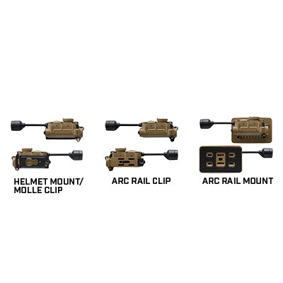 Streamlight Sidewinder Stalk Light - Dual AA & CR123A Battery Compatible with Mounting Kit | Tactical Flashlight for Hunting, Camping & Outdoor Adventures