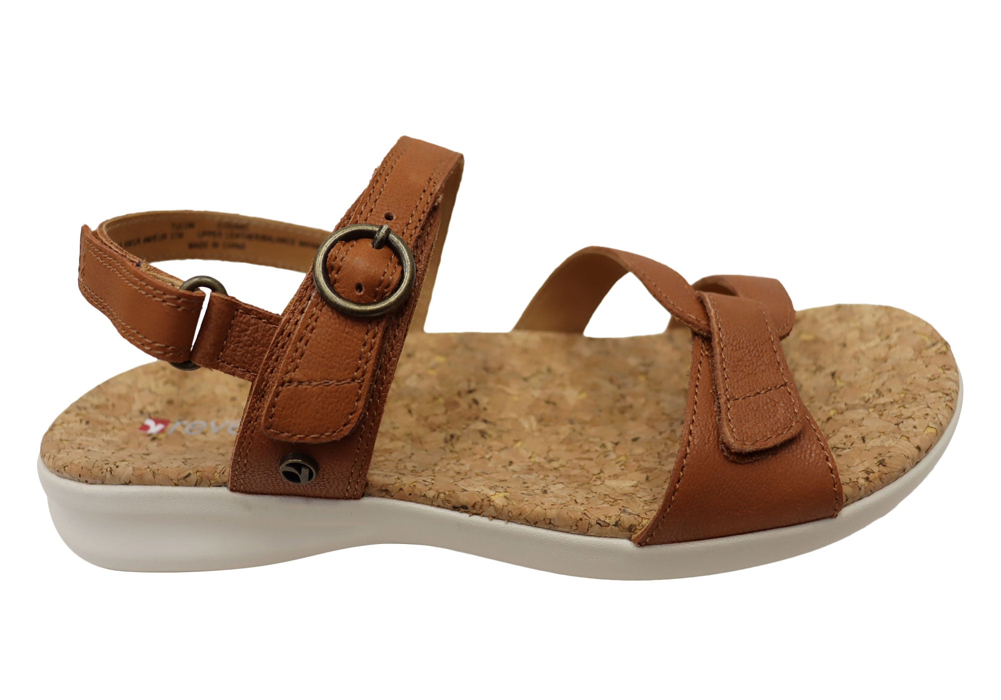 Revere Tulum Women's Comfortable Leather Sandals - Stylish & Supportive Summer Footwear for Beach, Travel & Casual Outings