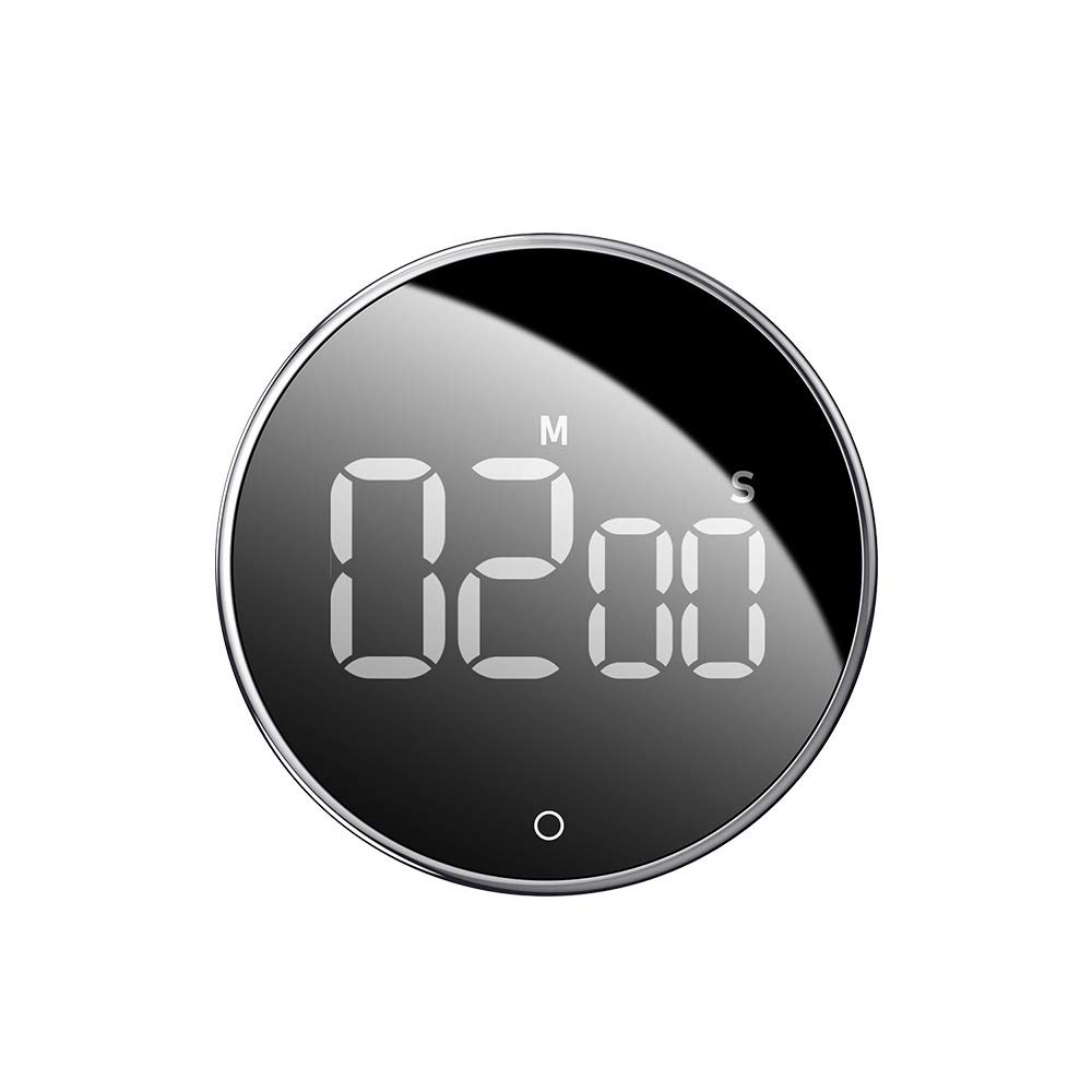 Digital Kitchen Timer with LED Display - Magnetic Countdown Stopwatch for Cooking, Baking, Shower & Study | Alarm Clock, Chess Timer & Kitchen Tool | Perfect for Home, Office & Classroom Use