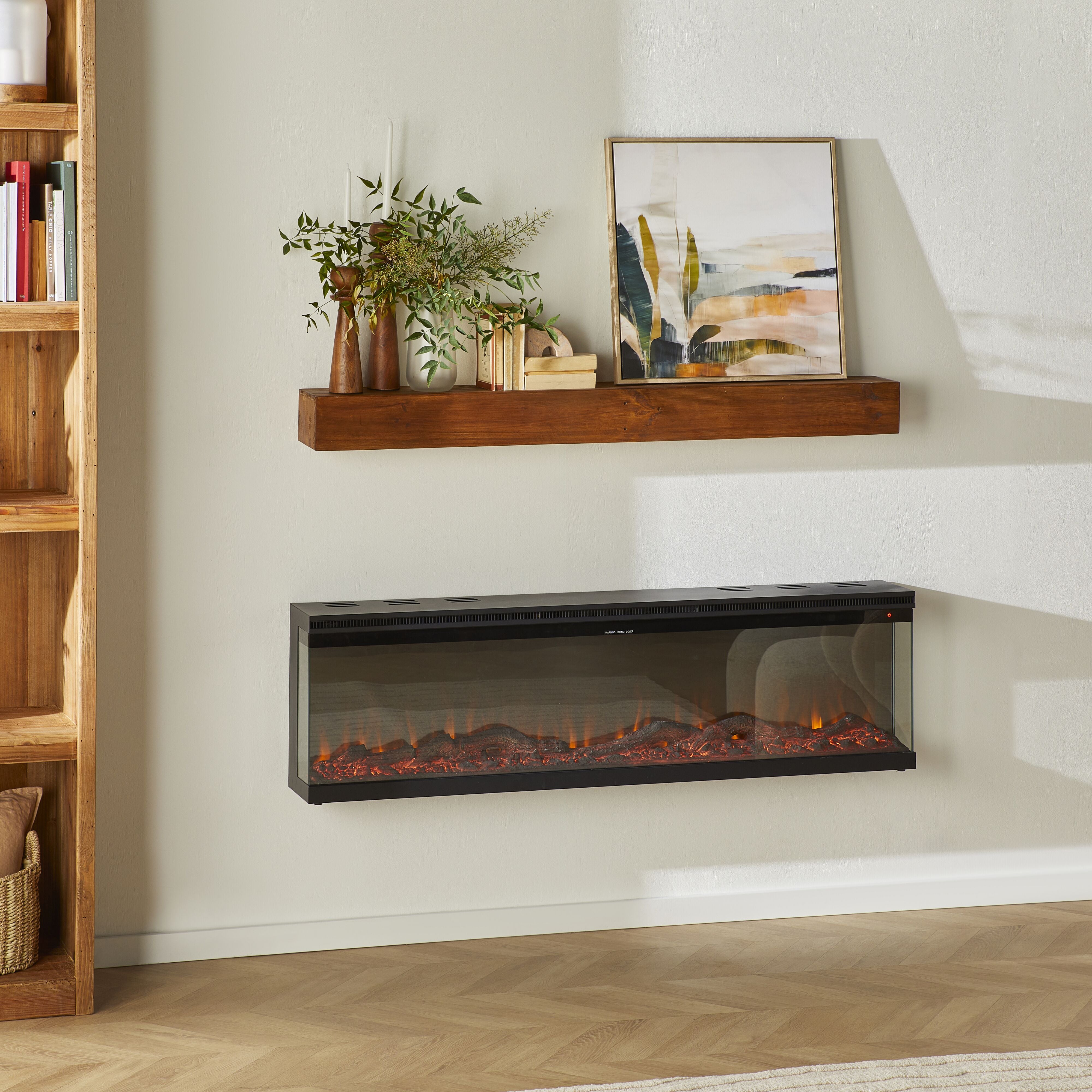 Boston Electric Fireplace Heater - 60