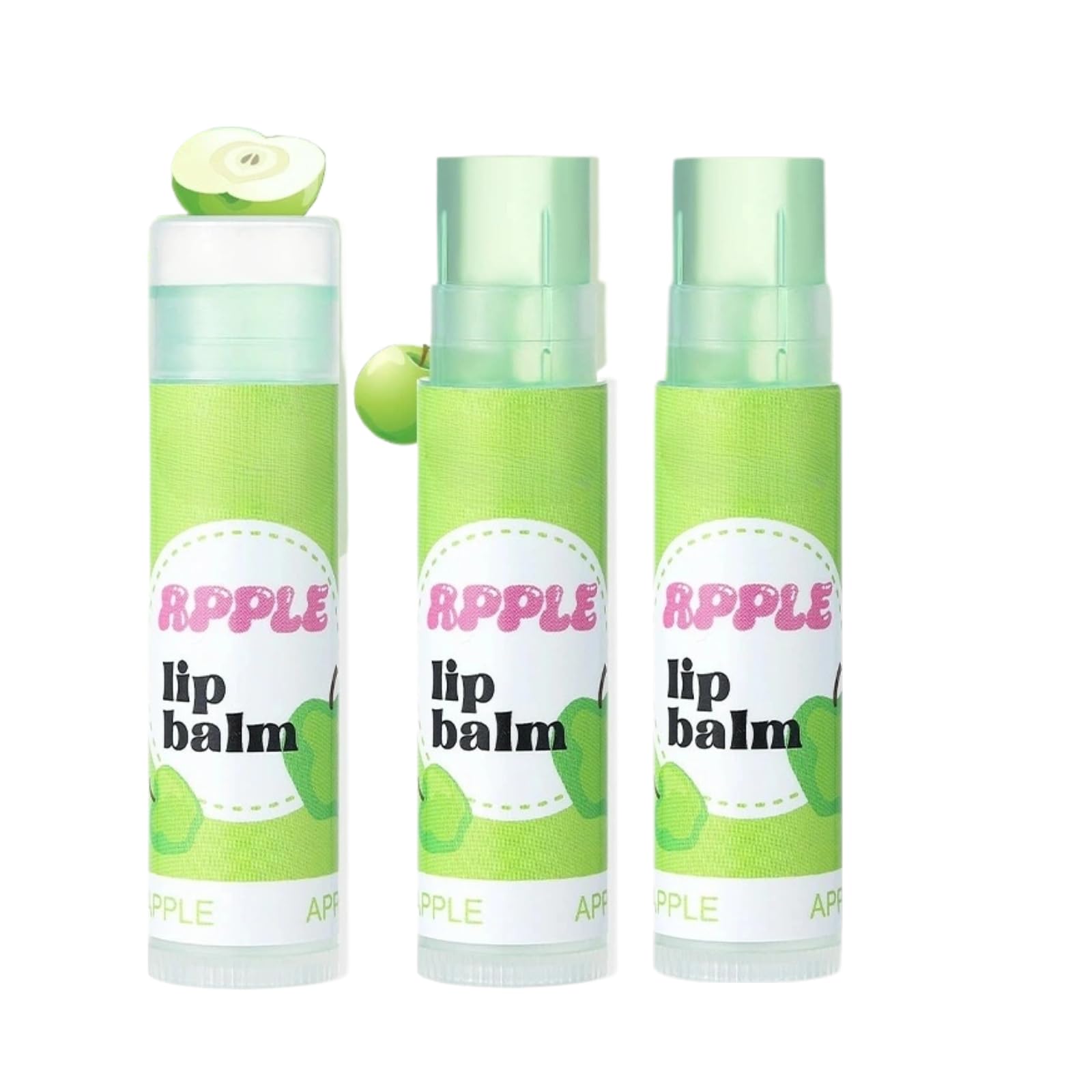 Fruit Flavored Lip Balm - Moisturizing & Nourishing Apple Lip Balm for Hydration | Perfect for Dry Lips, Winter Care & Daily Lip Protection