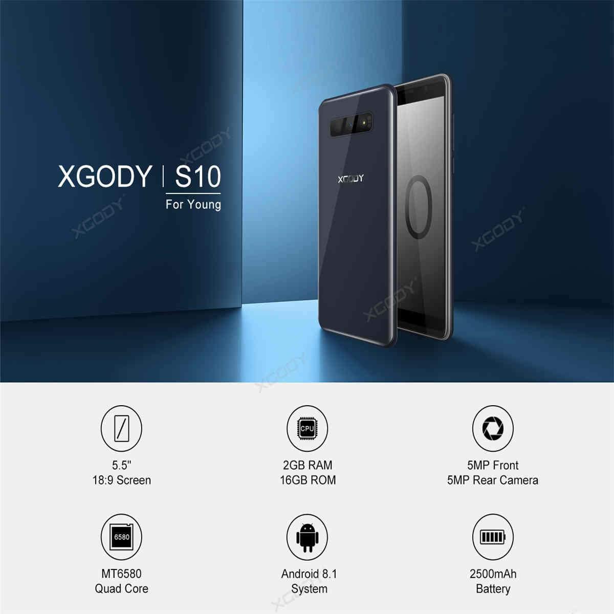 XGODY S10 10-Inch Fully Unlocked Smartphone 16GB Dual SIM - Perfect for Travel, Business & Outdoor Adventures
