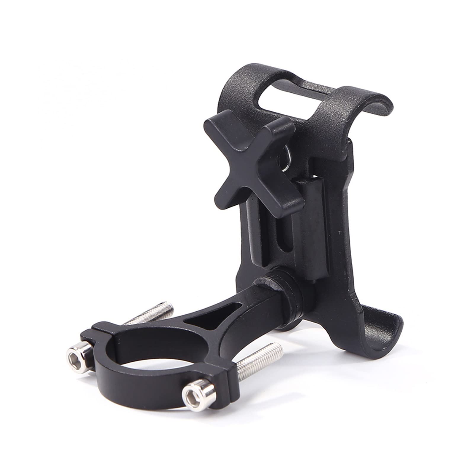 TSTS Motorcycle Phone Mount - 360° Rotatable Aluminum Alloy Bike Phone Holder for iPhone & Android - Perfect for GPS Navigation & Adventure Riding (Deep Red)