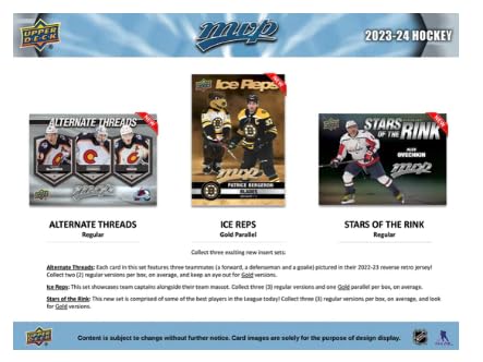 2023-2024 TSV MVP Hockey Hobby Box - 20 Packs (160 Cards) | NHL Trading Cards Collection for Collectors & Fantasy Sports Fans | Perfect for Gifts, Tournaments & Memorabilia Displays