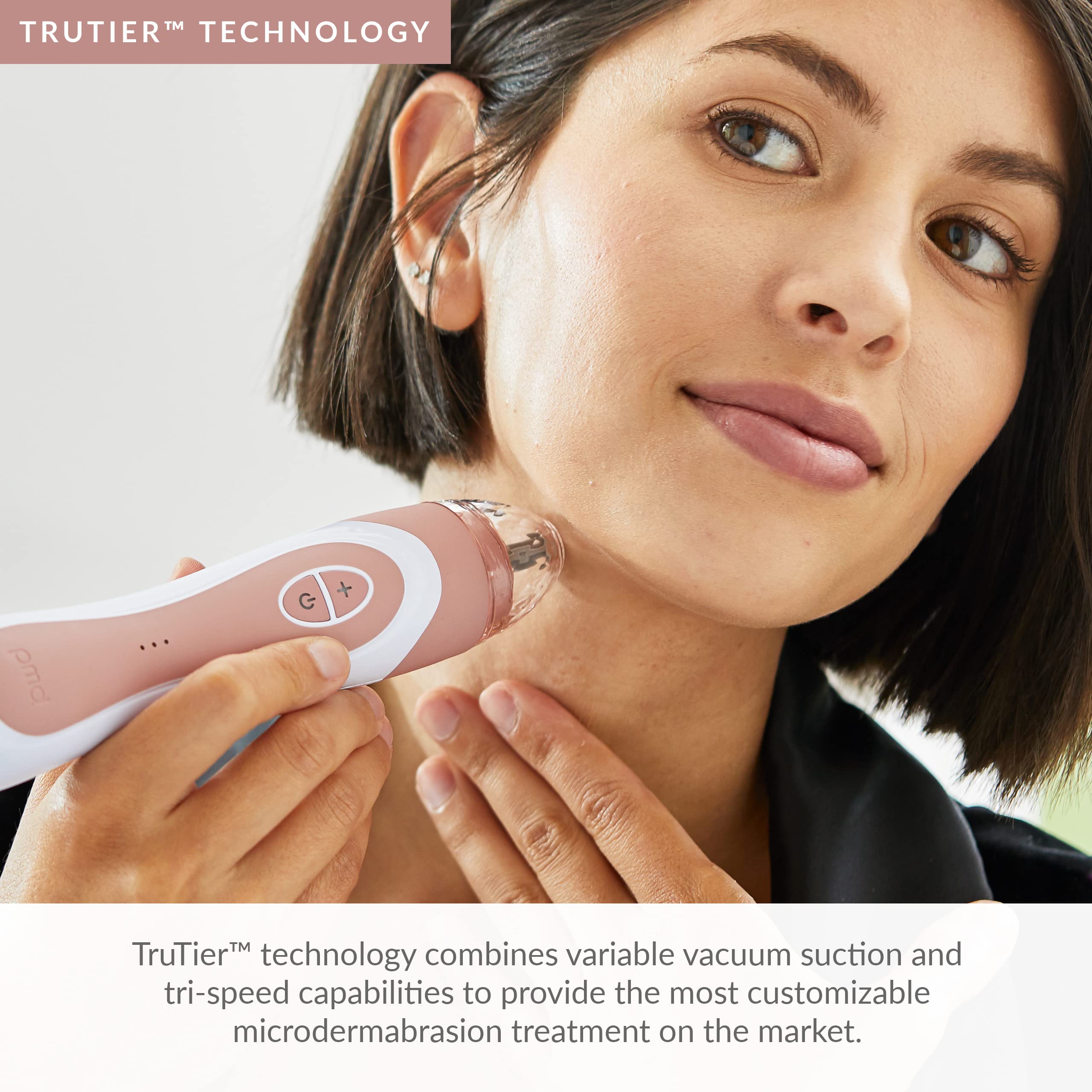 PMD Personal Microderm Elite Pro - At-Home Microdermabrasion Device for Face & Body - Exfoliating Crystals & Vacuum Suction Machine - 3 Speed Settings for Glowing Skin - Perfect for Anti-Aging, Blackhead Removal & Skin Rejuvenation at Home