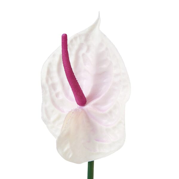 Purple Anthurium Artificial Flower - Elegant Home Decor for Living Room, Wedding & Office