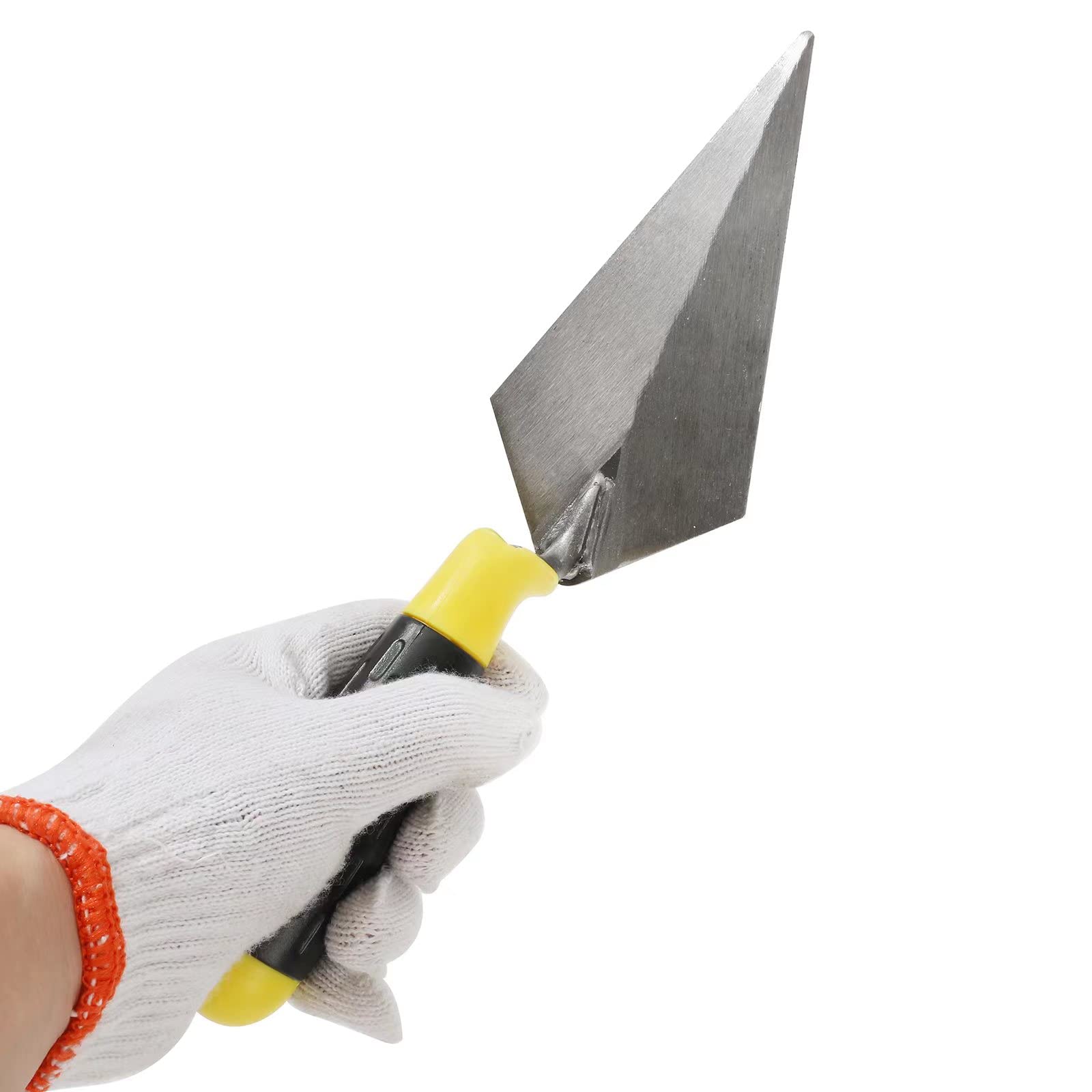 4-Piece Concrete Tool Set - Plastering Trowel with SQ Teeth, V Teeth Trowel, 11