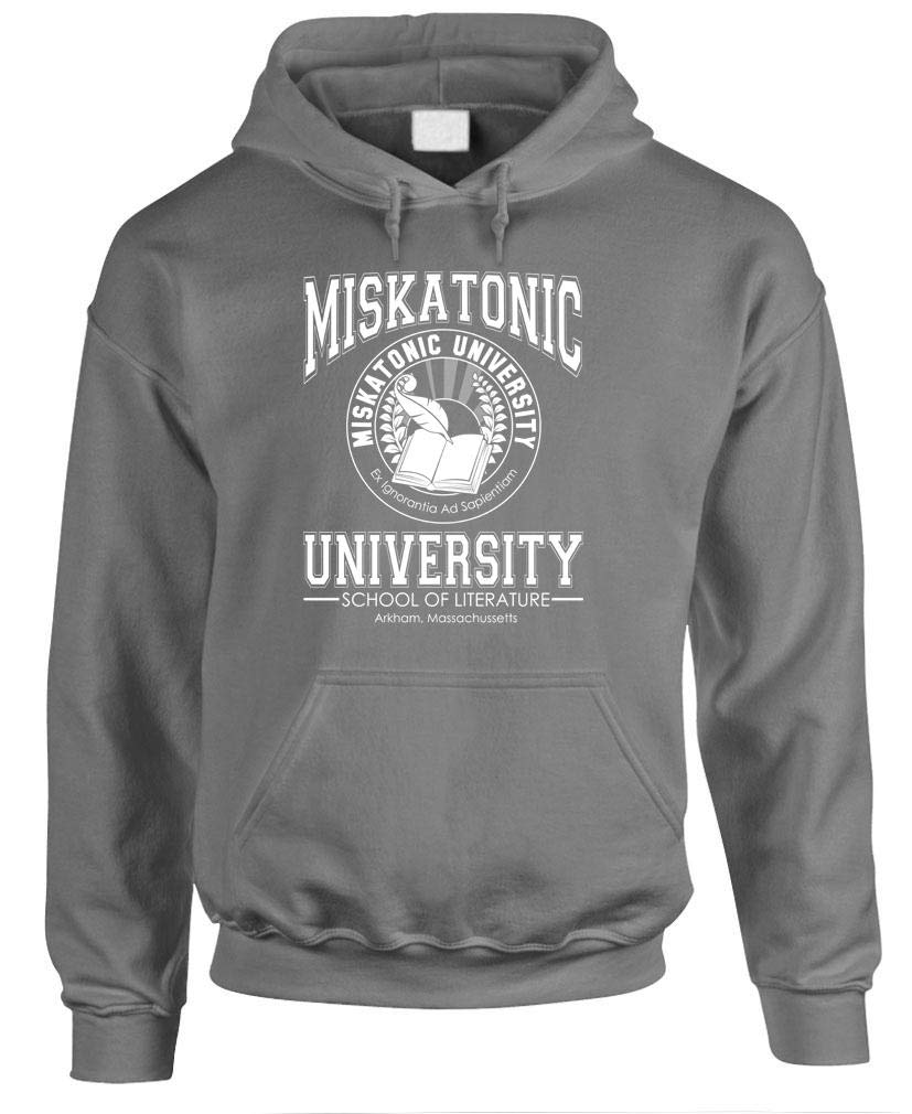 Miskatonic University Literature School Pullover Hoodie - Cozy College Sweatshirt for Fans, Students & Alumni - Perfect for Campus, Gifts & Casual Wear
