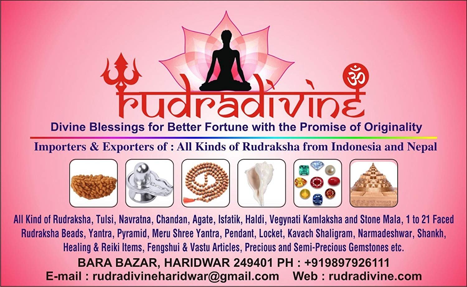 Rudra Divine Navratan Swastik Pendant - 24K Gold Plated with Genuine Semi-Precious Gemstones & Matching Gold Chain | Spiritual Jewelry for Meditation, Yoga & Positive Energy