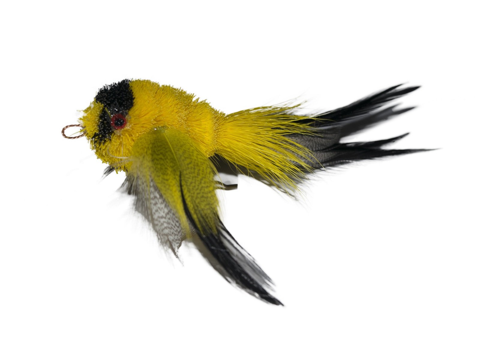 Litterboy Golden Finch Bird Attachment - Compatible with Popular Wand Toys for Interactive Play & Training | Perfect for Parrots, Cockatiels & Small Birds