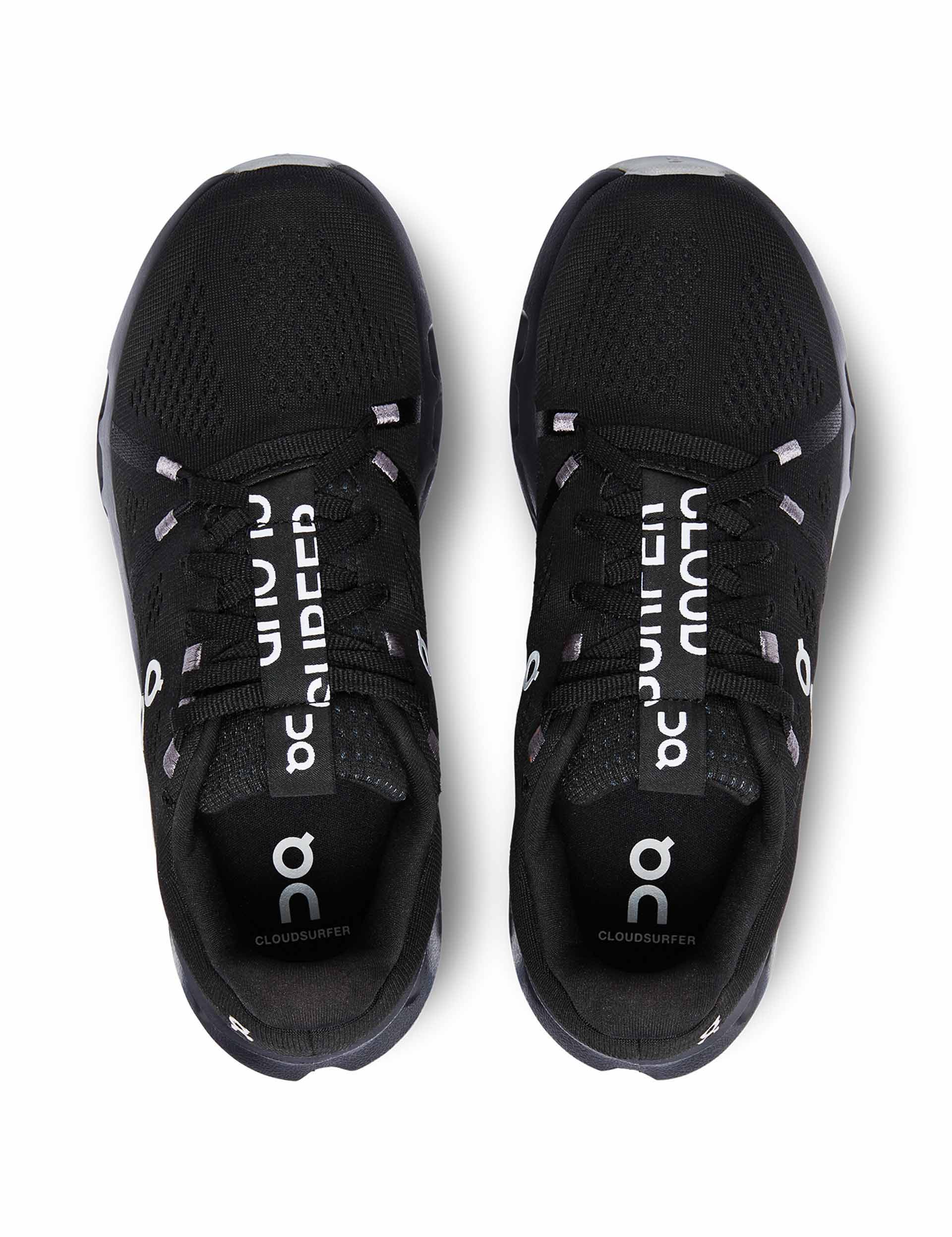 Cloudsurfer Running Shoes - All Black Men's & Women's Lightweight Athletic Sneakers for Jogging, Gym Workouts & Daily Wear