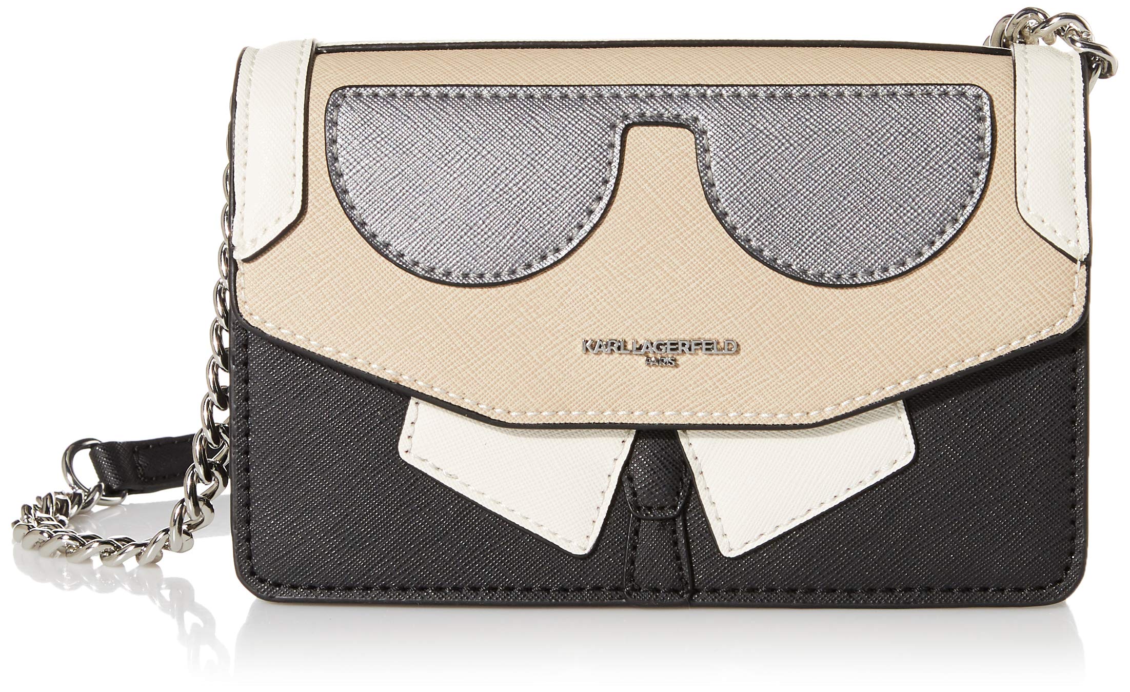 Karl Lagerfeld Paris Women's Maybelle Camera Crossbody Bag - Stylish Leather Shoulder Purse for Everyday Use, Travel & Work