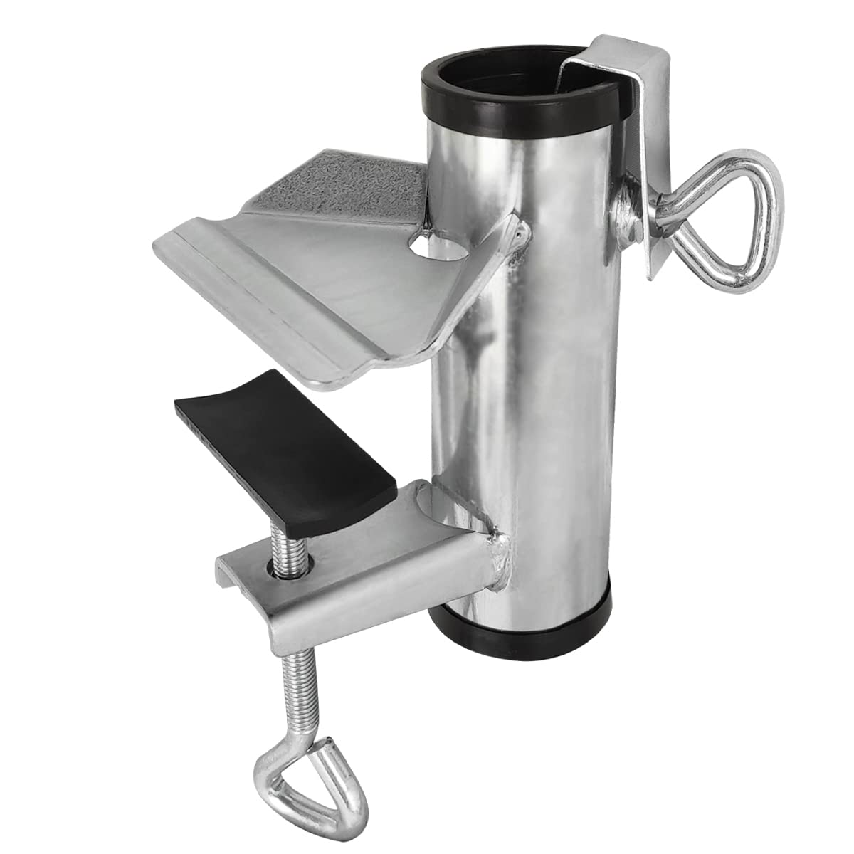 Heavy Duty Umbrella Clamp Stand Holder - Adjustable Bench Buddy Patio Umbrella Mount with Secure Grip for Beach, Fishing, Poolside & Outdoor Chairs | Perfect for Backyard, Deck, Picnic and Camping Use