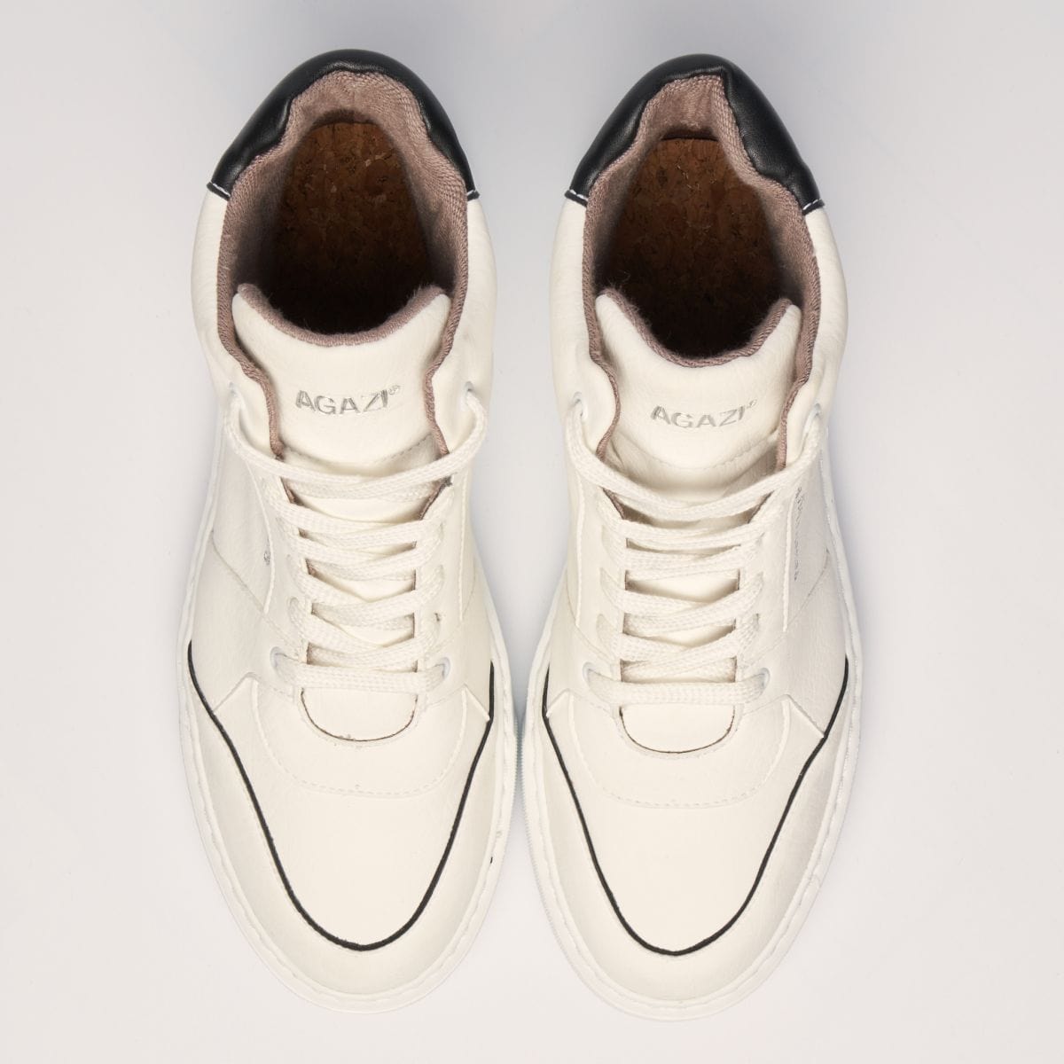 Emi Women's Vegan Leather Sneakers - Comfortable Black & White Casual Shoes for Walking, Work & Everyday Wear | Eco-Friendly Fashion Sneakers