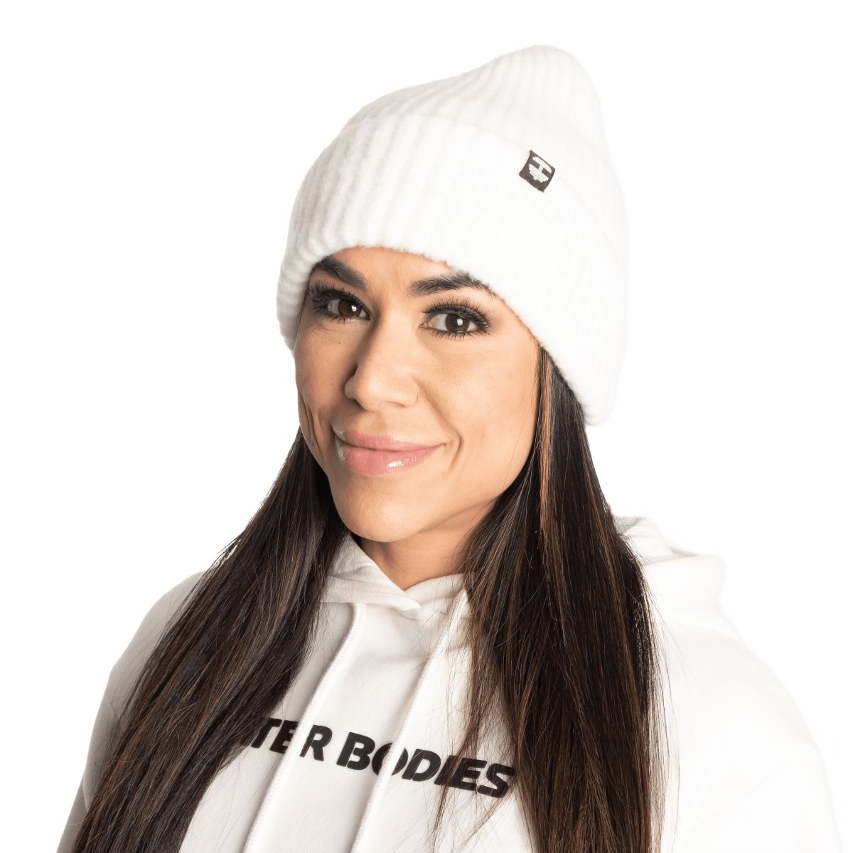 Better Bodies Stockholm Beanie - Soft Winter Knit Hat for Men & Women in Off White | Warm Unisex Skull Cap for Cold Weather, Outdoor Activities & Street Fashion