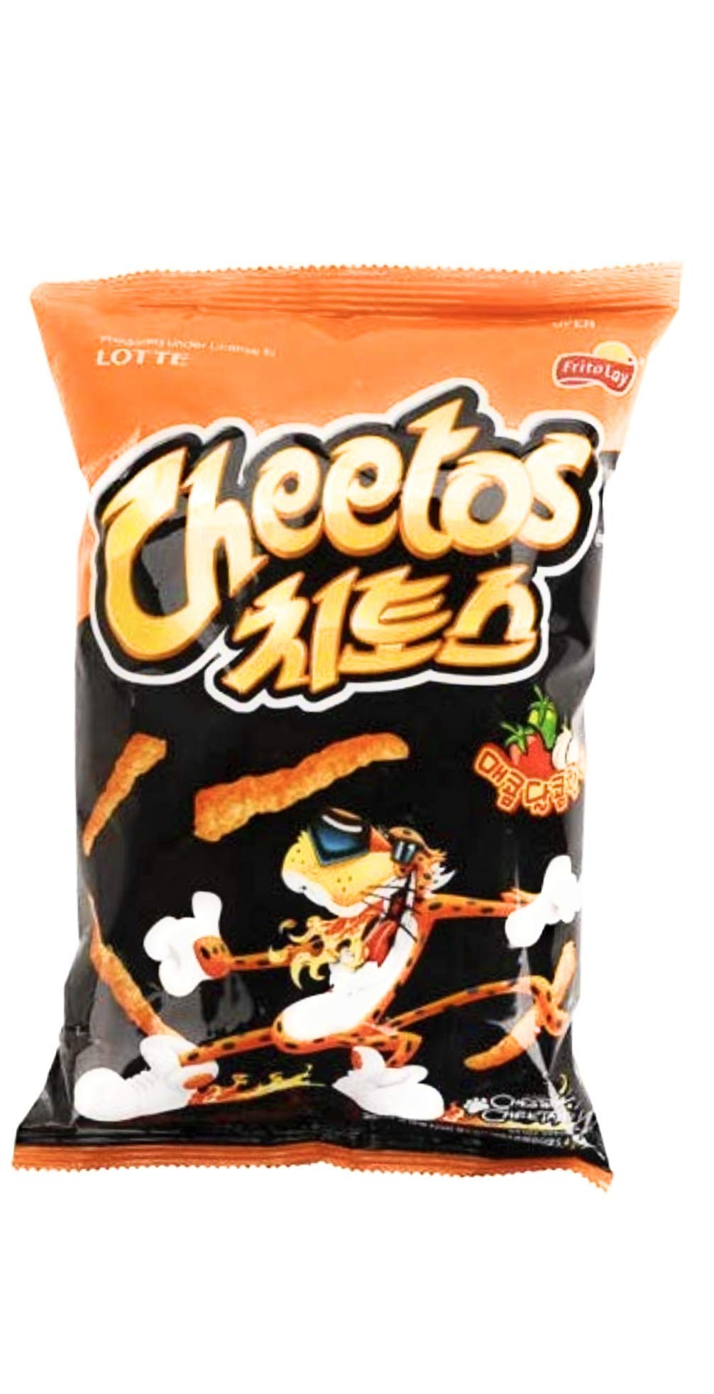 Lotte Cheetos Sweet & Spicy Flavor 178g (6.28oz) - Korean Corn Snacks for Party, Movie Night & Office Break