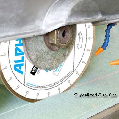 Alpha Silencer III Blade for Porcelain & Glass - Premium Diamond Cutting Disc for Tile, Ceramic, and Glass - Perfect for DIY Home Renovation and Professional Construction Projects
