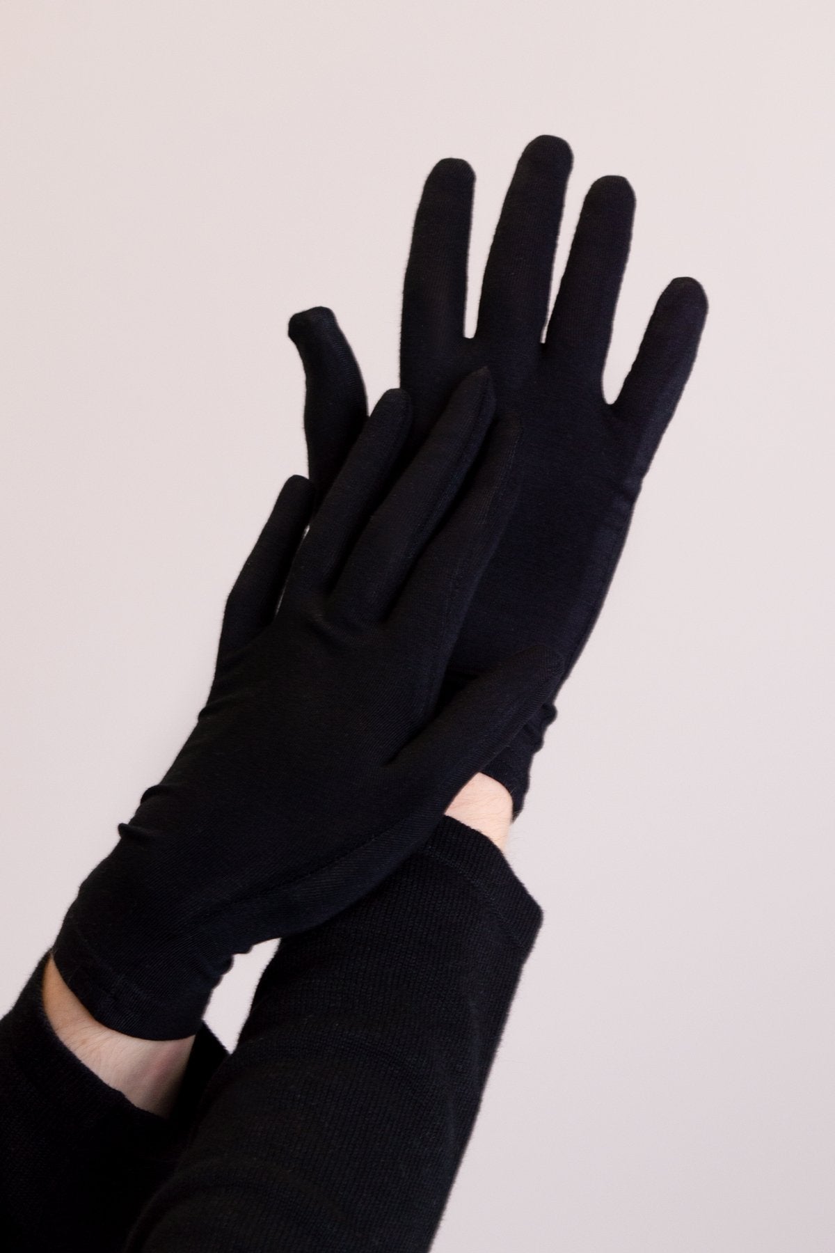 Premium Black Bamboo Gloves - Soft & Breathable for Gardening, Cooking & Outdoor Activities