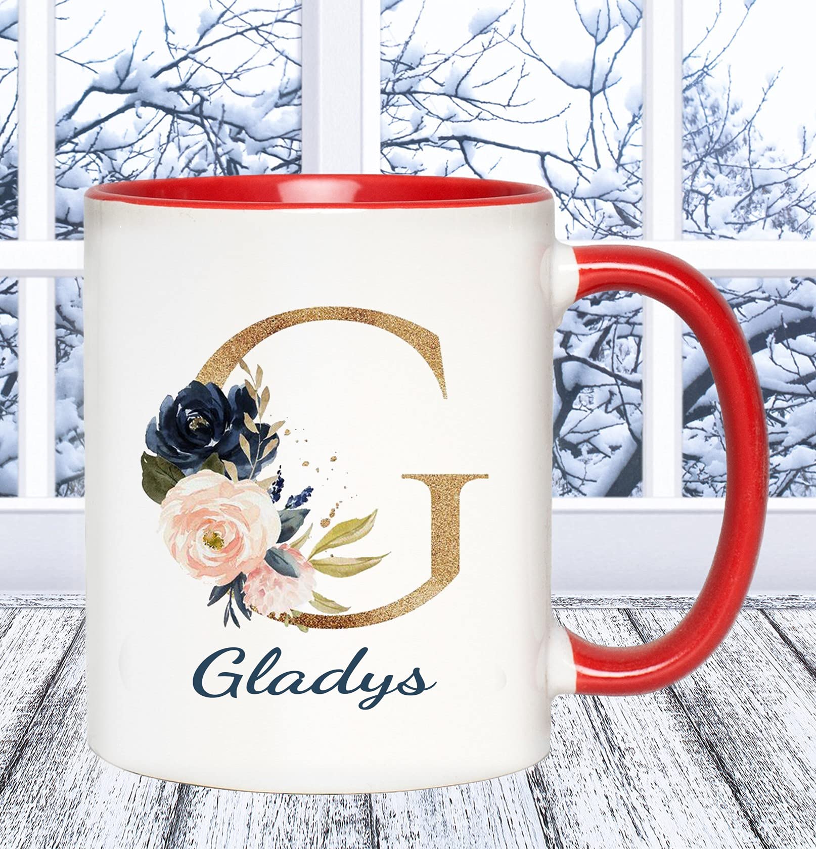 Personalized Gladys Coffee Mug - 11oz Ceramic Cup for Mother's Day & Graduation Gifts