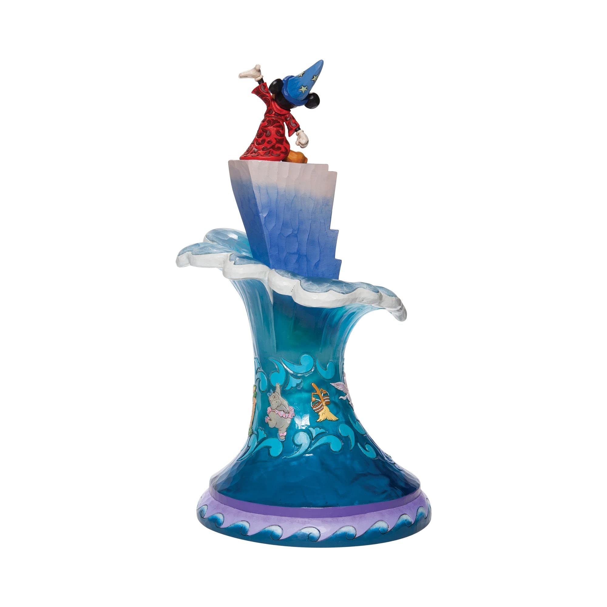 Enesco Disney Traditions by Jim Shore Fantasia Sorcerer's Apprentice Mickey Mouse Figurine - 18.5 Inch Hand-Painted Collectible Statue - Perfect for Disney Fans, Home Decor & Gift Giving