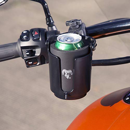 RAM Mounts RAM-B-132-400U 16oz Level Cup Drink Holder with Tough-Claw Mount for Motorcycle, ATV/UTV, Bike - Durable Beverage Solution for Outdoor Adventures