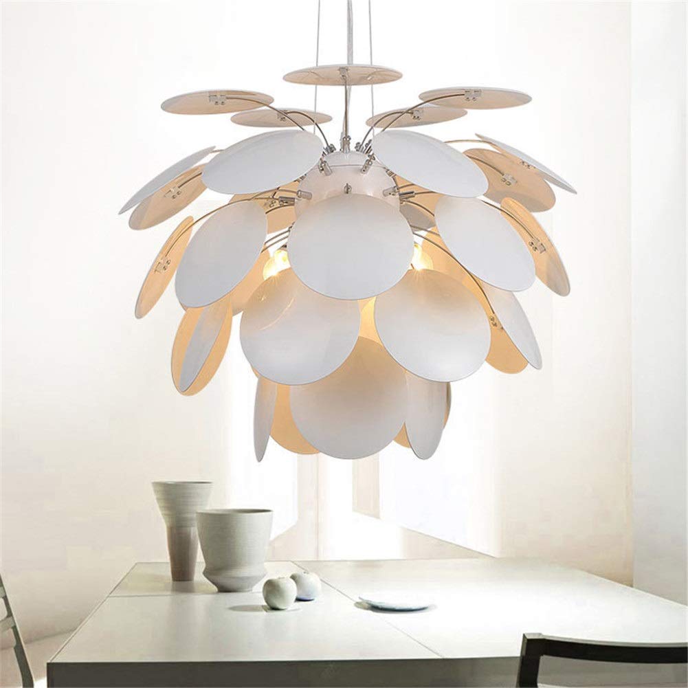 Modern Pine Cone Chandelier - Large Hanging Pendant Light with LED Bulbs for Dining Room, Restaurant & Bar Decor | Simple & Elegant Design for Home & Commercial Lighting