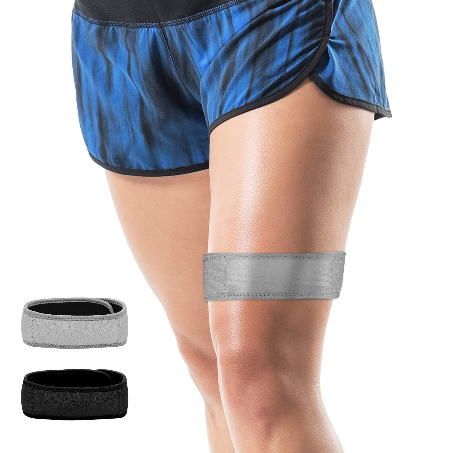 Supregear IT Band Compression Wrap - Adjustable Knee Support Strap for Iliotibial Band Pain Relief - Perfect for Running, Cycling & Sports Recovery