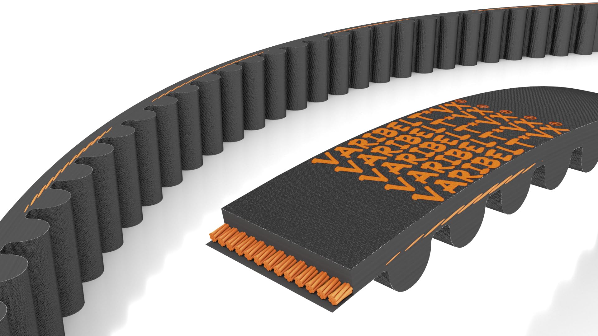 2400-8M50 Synchronous Timing Belt - High-Quality Rubber with Fiber Glass Cord - Durable & Precise for Industrial Machinery, Automotive Engines & Power Transmission (Pack of 1)