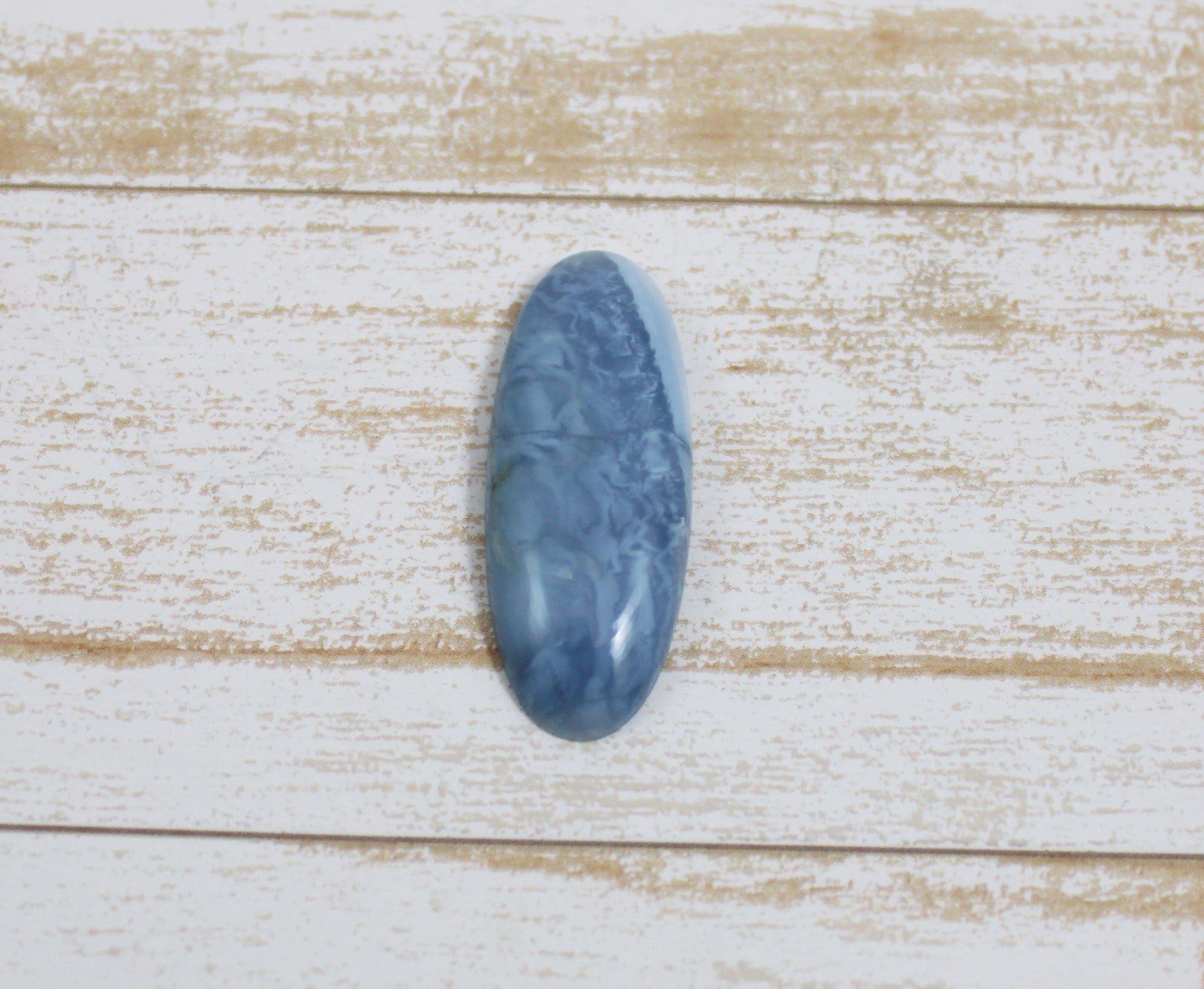 Natural Blue Opal Cabochons for Jewelry Making - Handcrafted Gemstones for Rings, Necklaces & DIY Crafts | Perfect for Gifts & Healing Crystal Collections