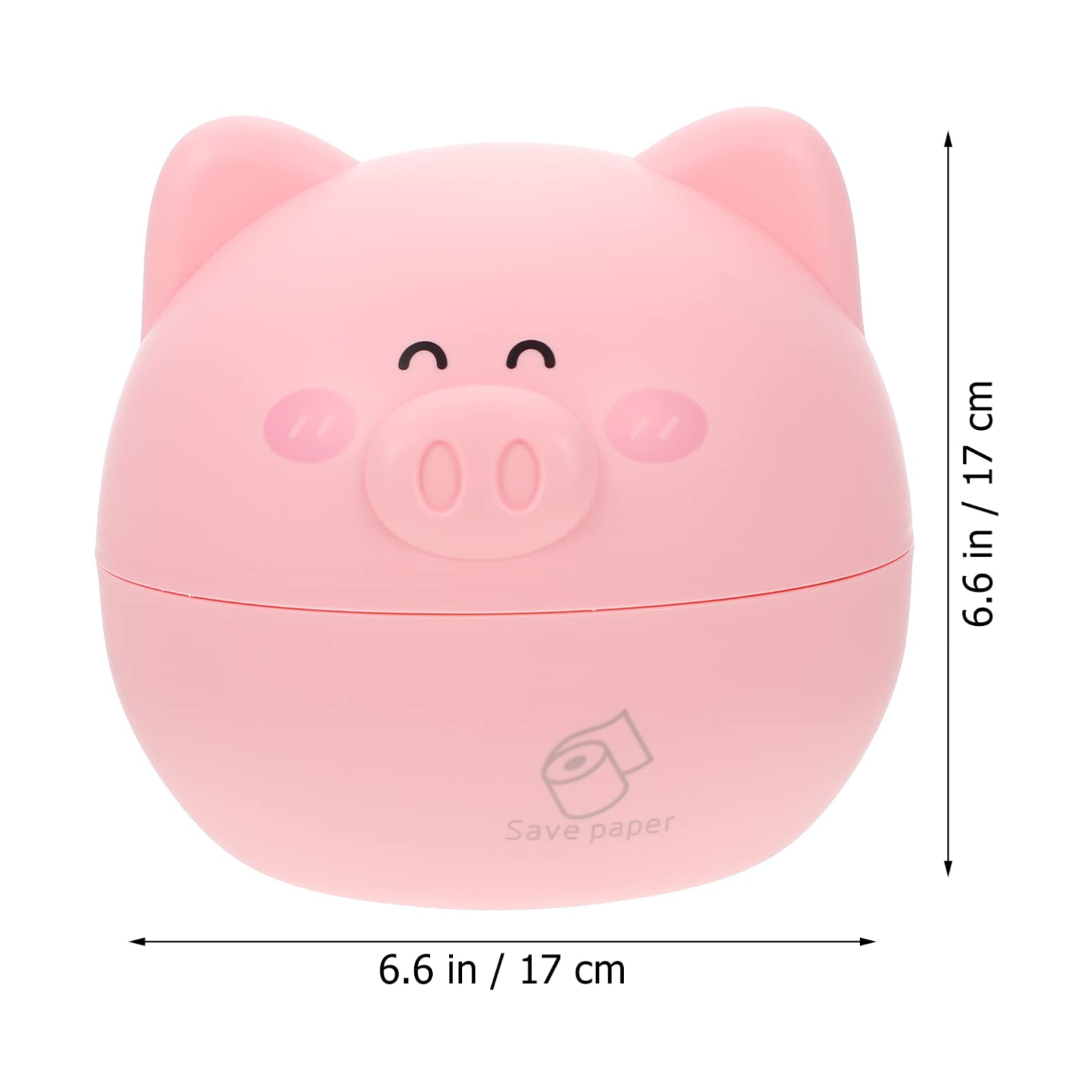 Cute Pig Tissue Box Holder - Cartoon Napkin Dispenser for Bathroom, Bedroom, Dressing Table, Living Room & Office - Home & Car Decoration Accessory - Perfect for Home, Office and Vehicle Use