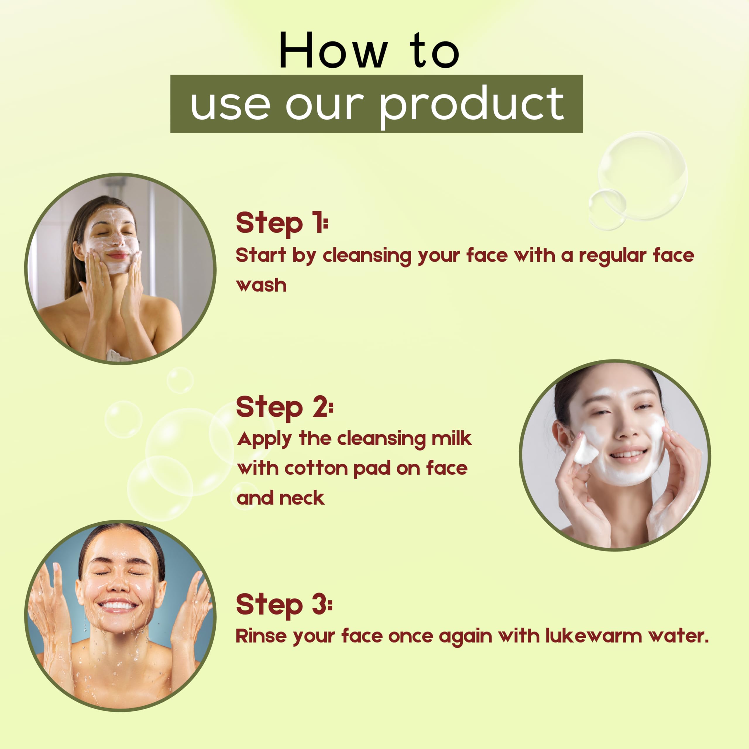 Primus Avocado Cleansing Milk with Avocado & Lemon Extracts - Gentle Facial Cleanser & Makeup Remover for All Skin Types (500ml) | Deep Cleansing, Hydrating & Refreshing | Perfect for Daily Skincare Routine & Travel