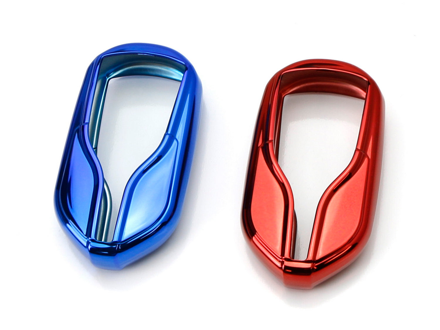 Premium Chrome Red TPU Key Fob Cover for 2013+ Maserati Quattroporte & Ghibli, 2017+ Levante - Durable Protection & Stylish Design for Car Keys - Perfect for Everyday Use & Luxury Vehicle Owners