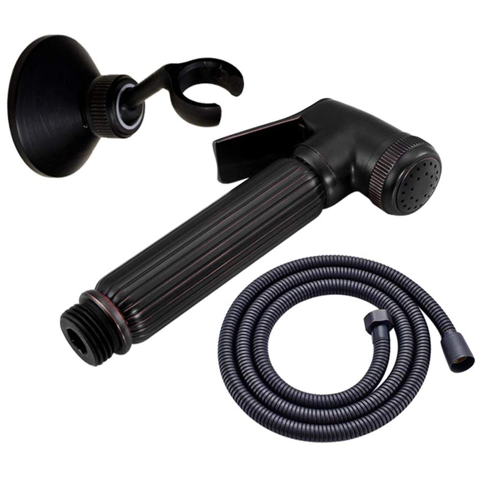 MAXTED Brass Handheld Bidet Sprayer with Cold Water - Wall Mounted Pressure Sprayer Toilet Accessory for Personal Hygiene - Perfect for Bathroom, RV, and Travel Use
