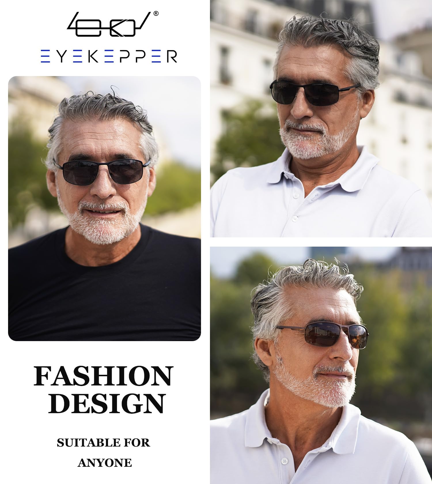 Eyekepper Bifocal Sunglasses for Men & Women - UV Protection Polarized Reading Glasses for Outdoor Activities, Driving, Fishing & Beach Use