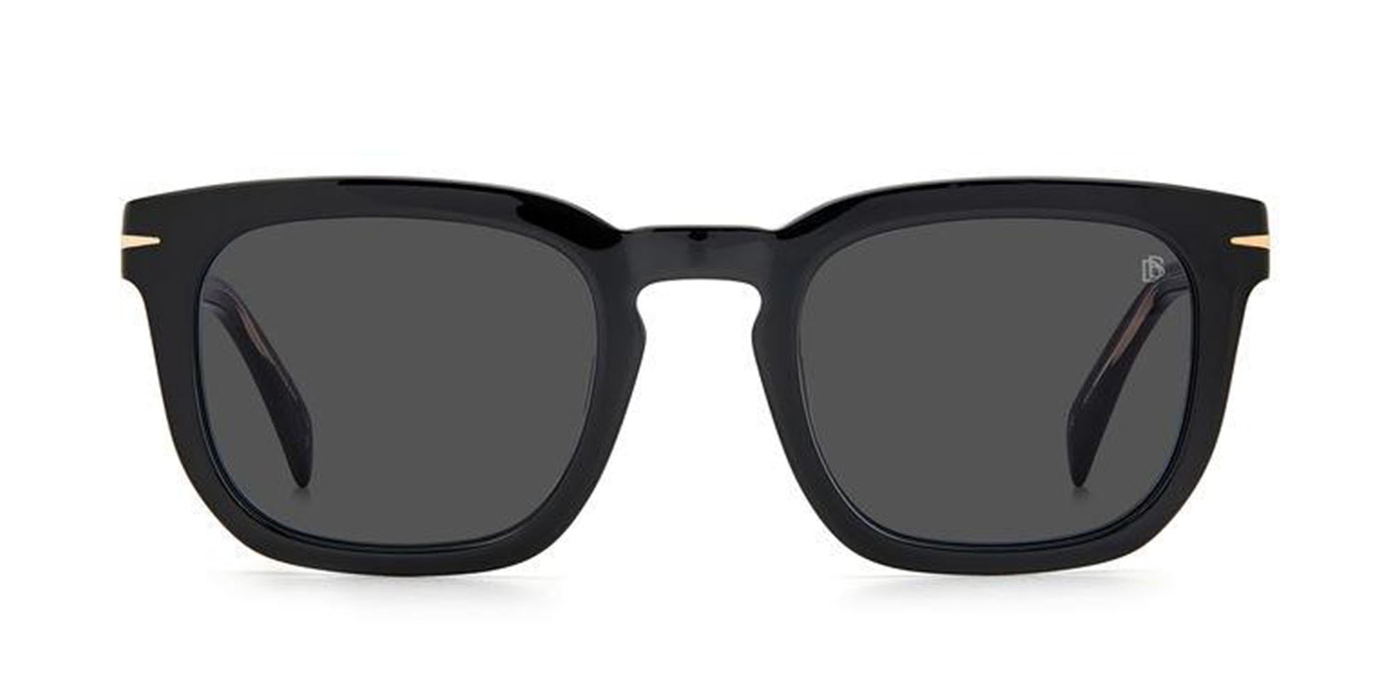 David Beckham DB7076/S Sunglasses - Polarized Aviator Style for Men & Women - Perfect for Driving, Travel & Outdoor Activities