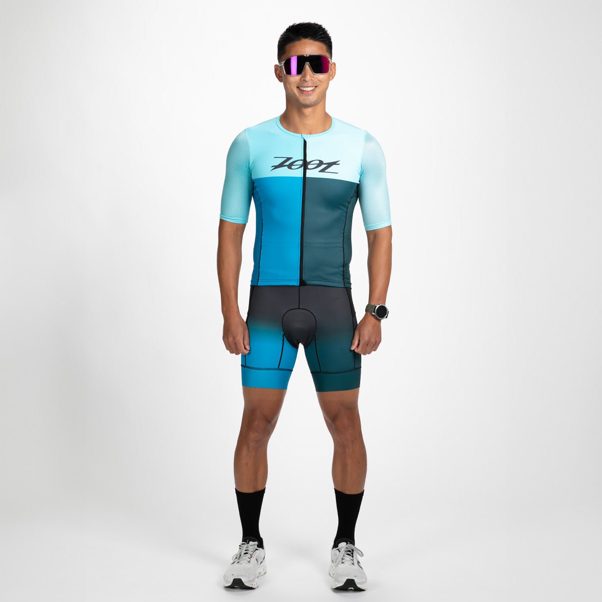 Men's Limited Edition Tri Aero Cycling Jersey - High Performance Breathable Bike Shirt for Road & Mountain Biking | Ideal for Triathlons, Training & Outdoor Sports