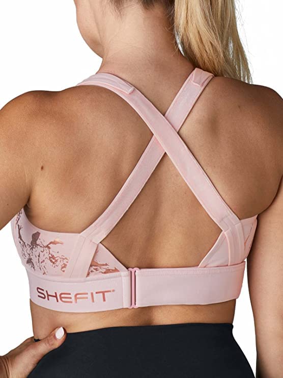 SHEFIT Flex Sports Bra for Women - Medium Impact Workout Bra for Running, Yoga & Gym - Adjustable Support & Comfort for Active Lifestyles
